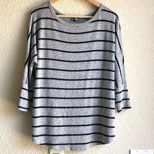 Market & Spruce Striped Shirt Top - Large